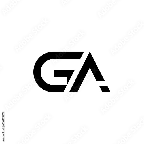 Initial GA Letter Linked Logo. GA letter Type Logo Design vector Template. Abstract Letter GA logo Design Free Download Initial GA Letter Linked Logo. GA letter Type Logo Design vector Template. Abstract Letter GA logo Design - GFXLoad