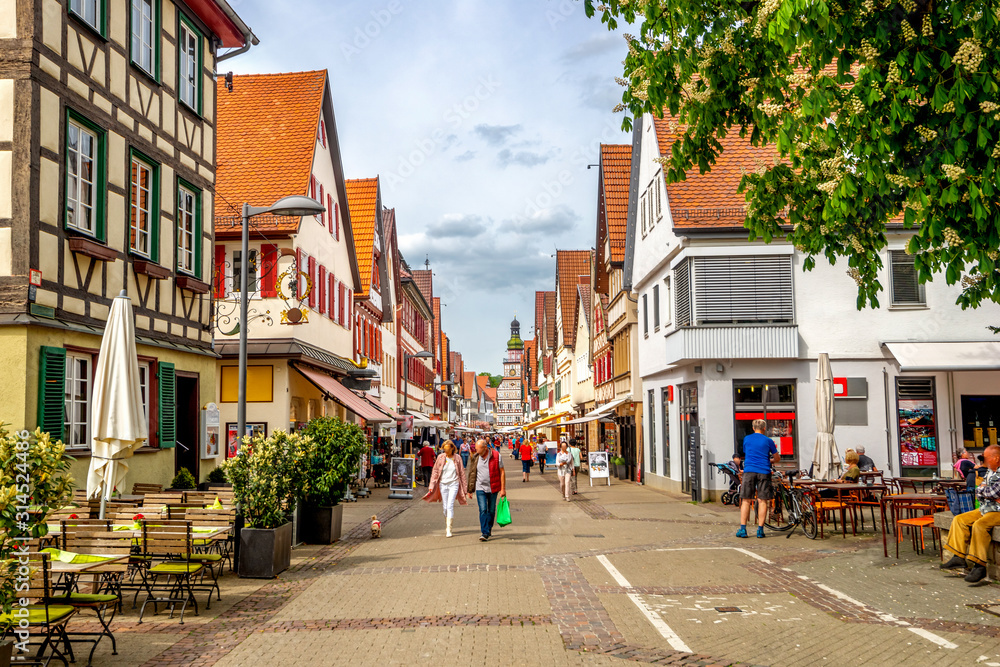 Fototapeta premium Altstadt, Kirchheim unter Teck, Deutschland 