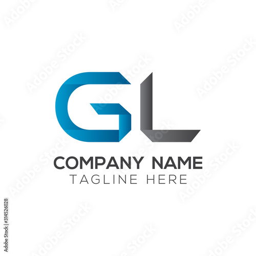 Free Download Initial GL Letter Linked Logo. GL letter Type Logo Design vector Template. Abstract Letter GL logo Design - GFXLoad