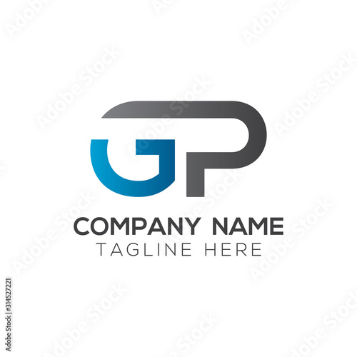 Free Download Initial GP Letter Linked Logo. GP letter Type Logo Design vector Template. Abstract Letter GP logo Design - GFXLoad