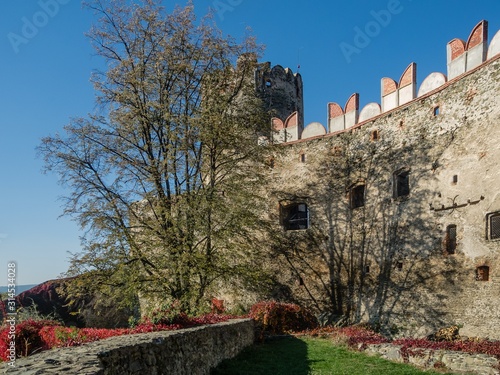 Obraz na płótnie mury zamku Bolków w salonie
