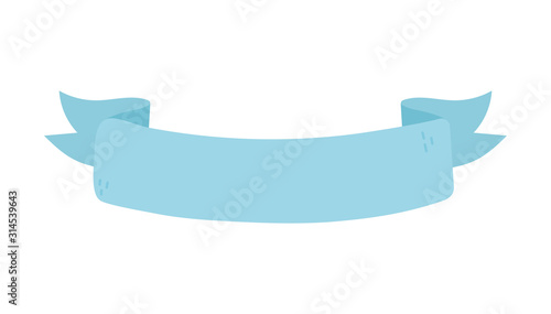 ribbon decoration celebration ornament icon