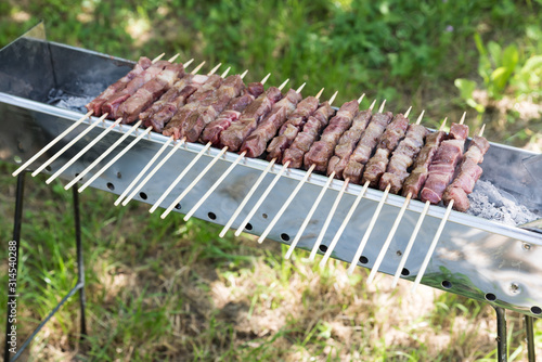 Cooking Abruzzesi arrosticini photo