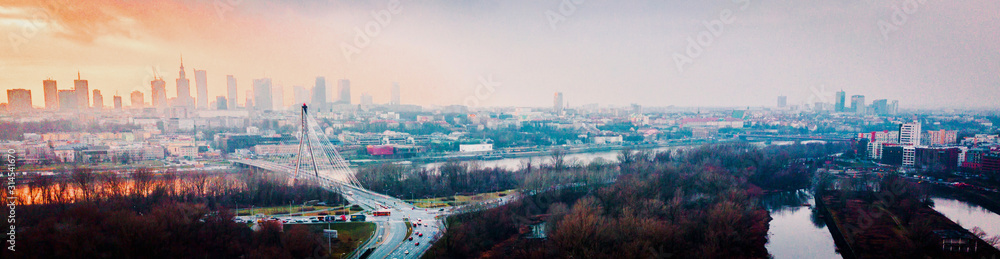 Warszawa Warsaw z lotu ptaka Warszawa Warsaw z lotu ptaka