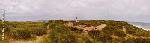 Panorama of the Lighthouse List West, Sylt, Germany