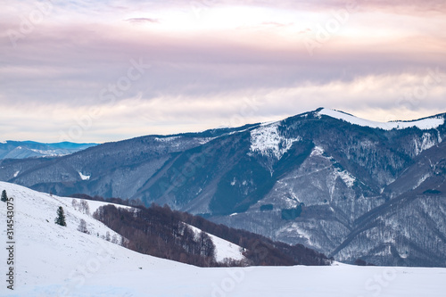 Winter in Cindrel mountains,  Romania, Magura peak, 1304m © Roberto Sorin