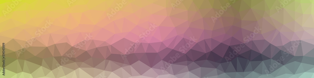 Obraz premium Abstract Trianglify gradient Generative Art background illustration