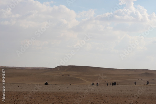 desert and blue sky