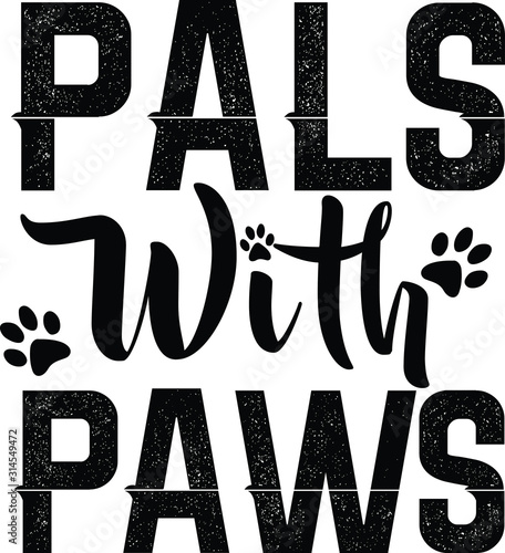 Pals With Paws Vector