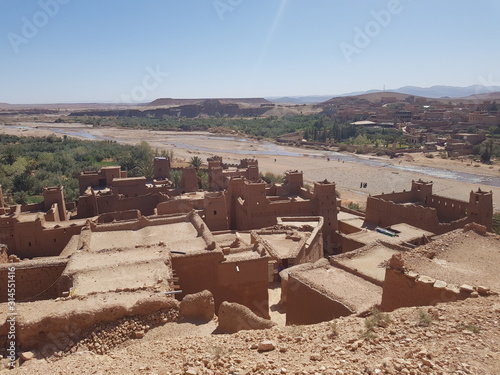 Vida en Aït Ben Haddou, Ouarzazate, Morocco photo