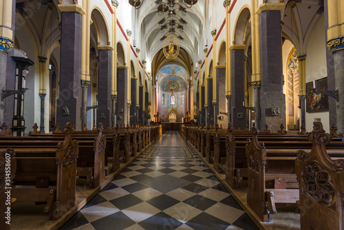 Maastricht. Interior of Basilica of St. Servatius. The Basilica of St. Servatius is a oldest Roman catholic church the Netherlands.