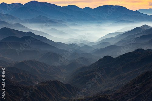 Sunrise From San Gabriel Peak