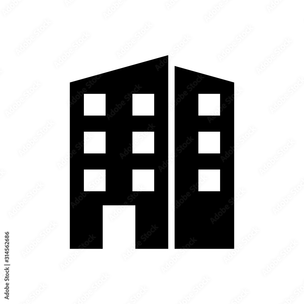 Building icon : Office design trendy Building icon : Office design trendy