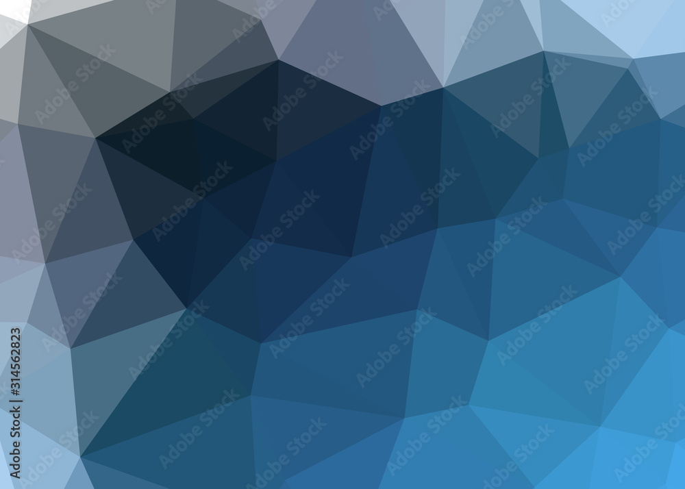 Obraz premium Abstract Trianglify gradient Generative Art background illustration