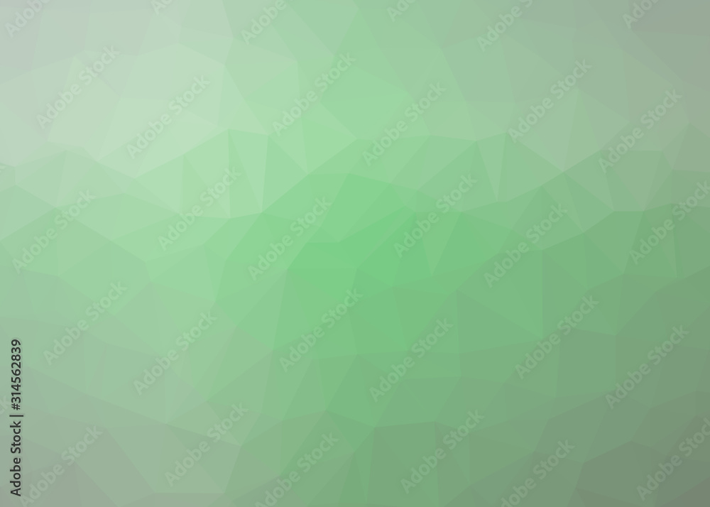 Fototapeta premium Abstract Trianglify gradient Generative Art background illustration