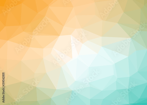 Abstract Trianglify gradient Generative Art background illustration