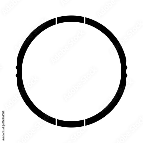 Hula hoop icon