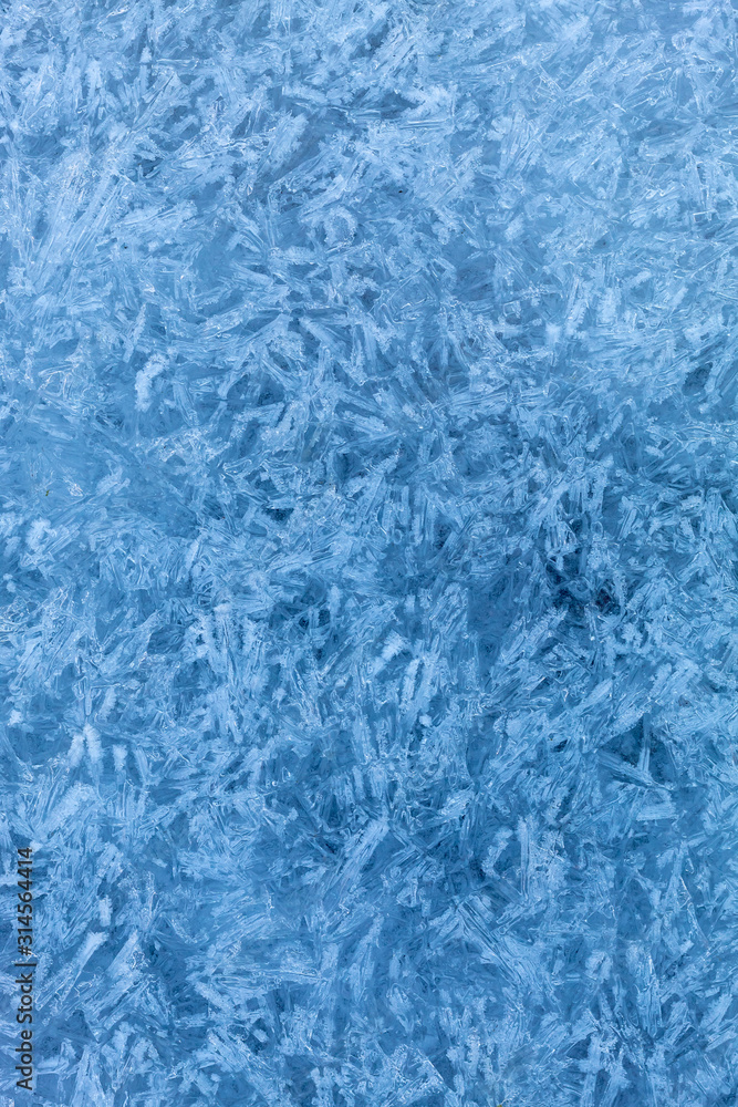 Top View Winter Ice Texture Top View Winter Ice Texture
