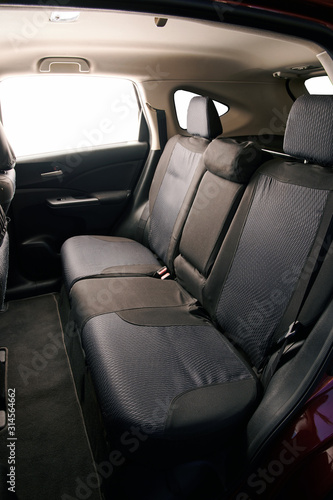 SUV car black back seats © PixieMe