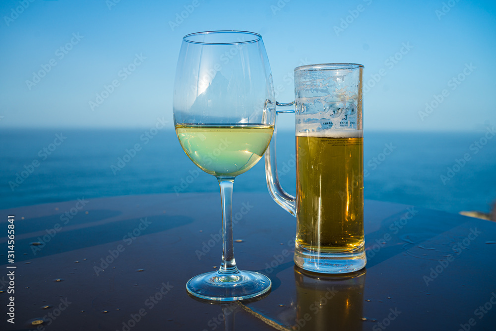 amazing beer and wine with the scenery