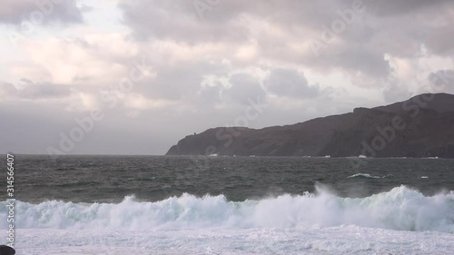 Carrigan Head seen from Muckross Head - Donegal, Ireland photo