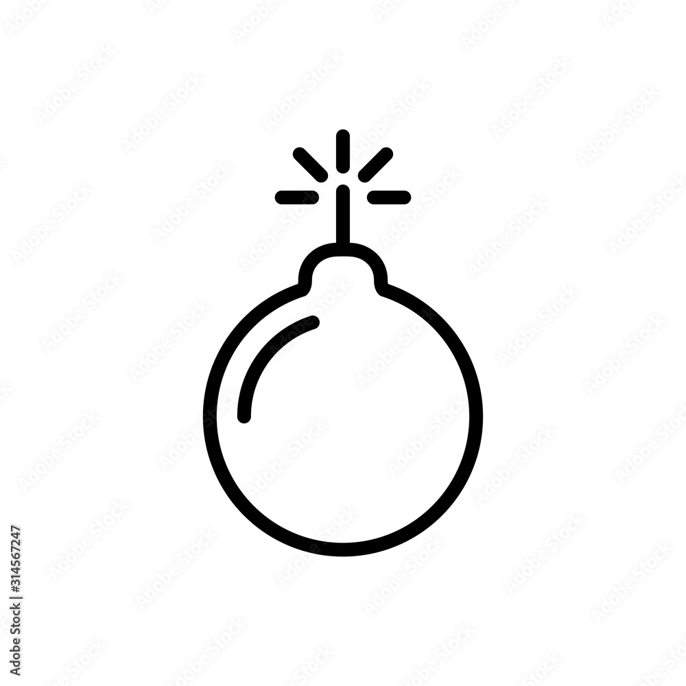 Bomb icon trendy Bomb icon trendy