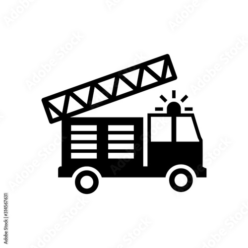 Fire Engine Truck icon trendy