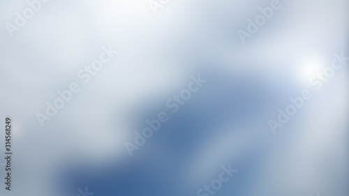 Abstract blur view nature sky blue, circle bokeh background