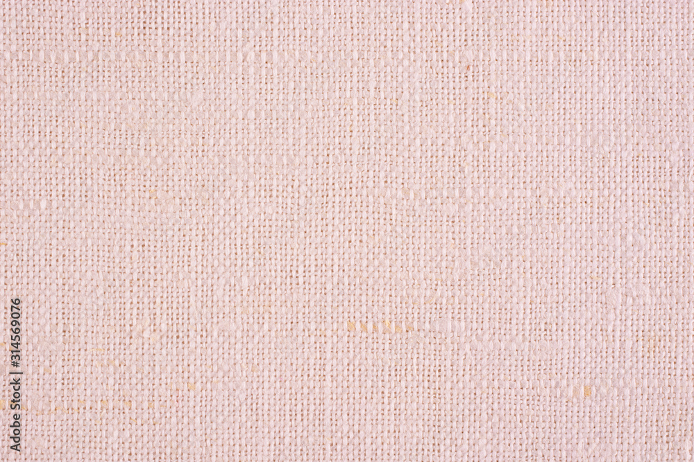 Fototapeta premium Linen fabric close-up. Background for designers.