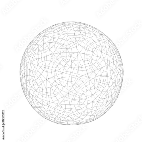 Render lines globe