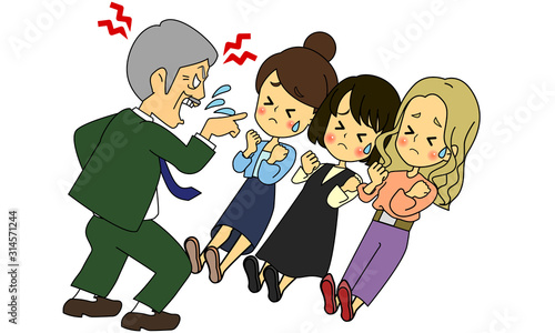 まんが調上司に怒られるOL２