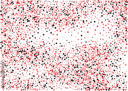 Festive color round confetti background. Abstract frame confetti texture for holiday, postcard, poster, website, carnivals, birthday and children's parties. Cover confetti mock-up. Wedding card layout