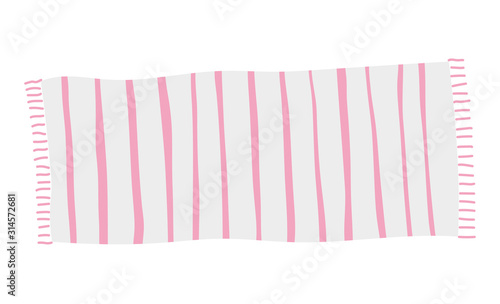 striped carpet textile decoration icon