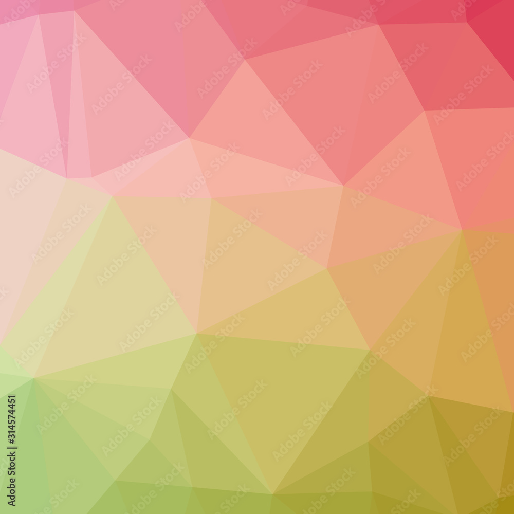 Obraz premium Abstract Trianglify gradient Generative Art background illustration