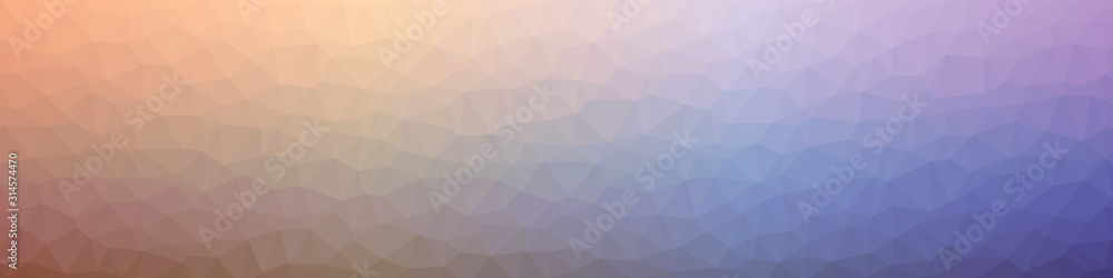 Obraz premium Abstract Trianglify gradient Generative Art background illustration
