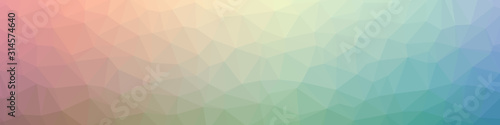 Abstract Trianglify gradient Generative Art background illustration