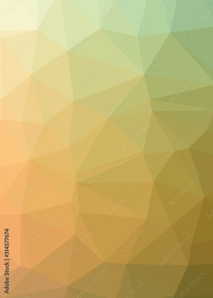 Obraz premium Abstract Trianglify gradient Generative Art background illustration