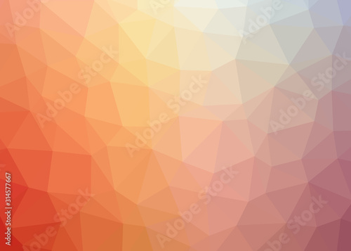 Abstract Trianglify gradient Generative Art background illustration