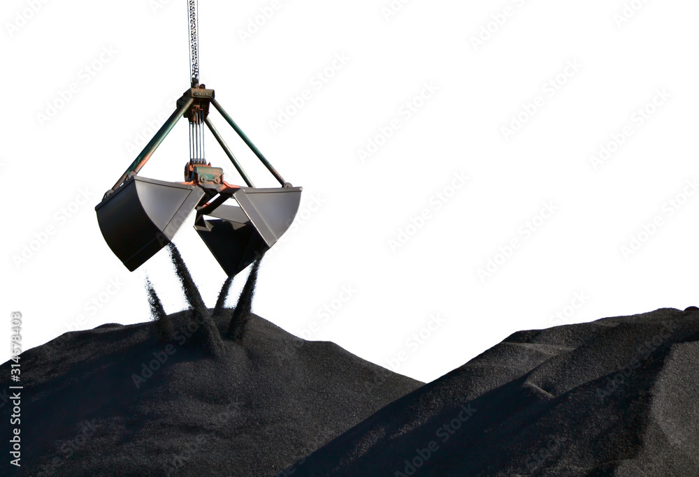 reloading of coal in the port