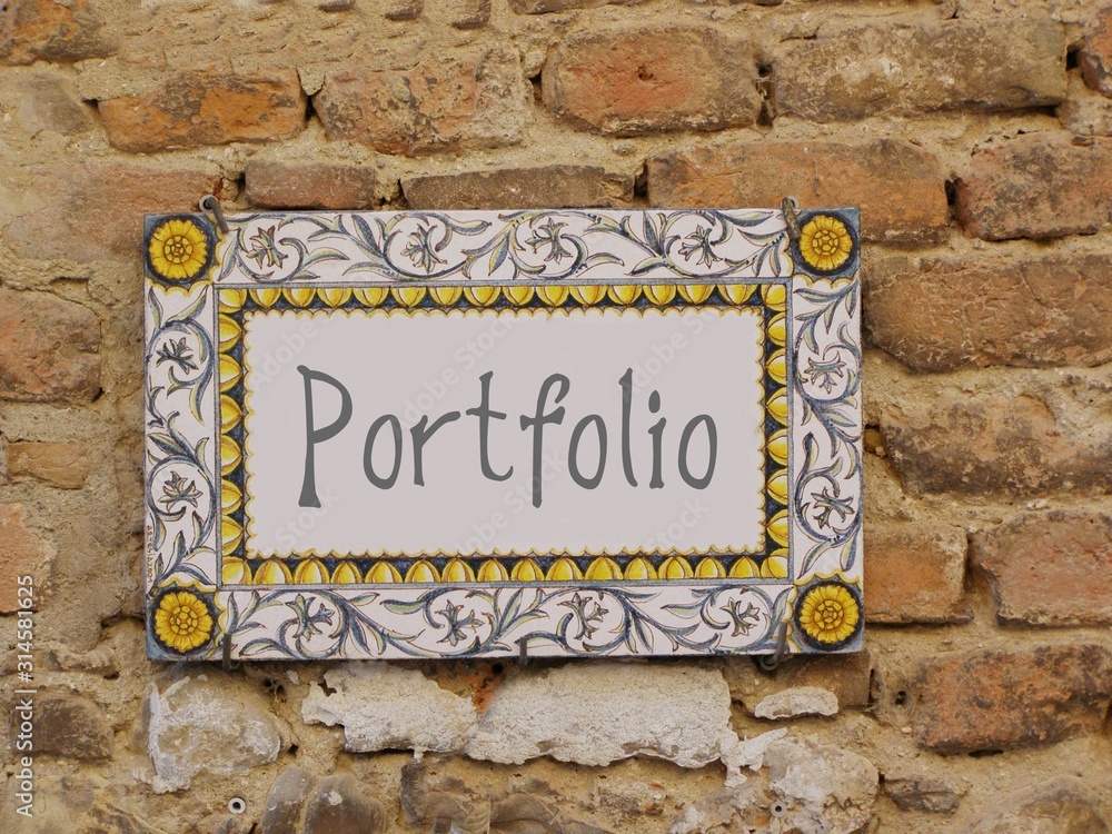 Obraz premium Portfolio