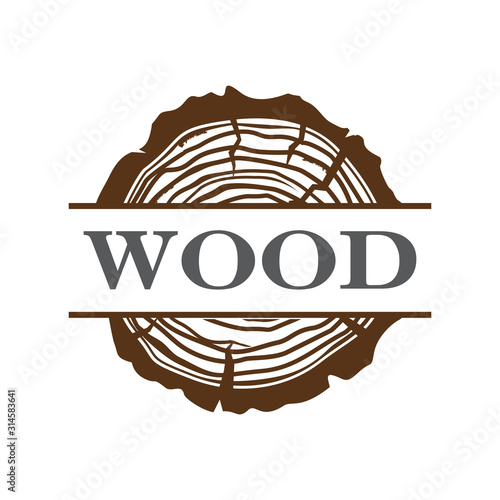 Wood grain Logo