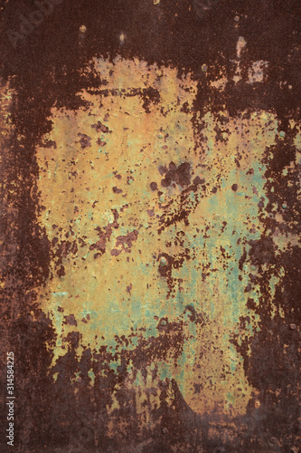 Authentic Industrious Rustic Texture. Rusty, Grungy, Gritty Vintage Background.