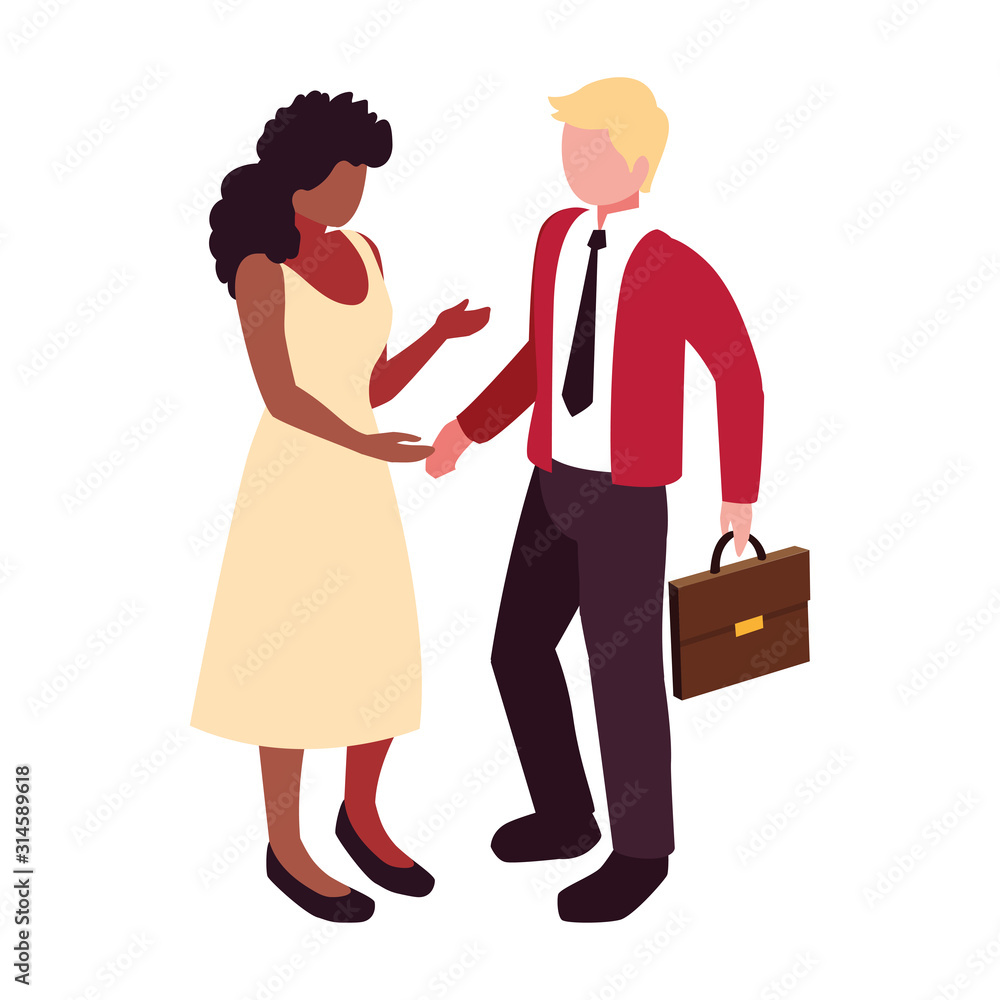 people of business standing on white background people of business standing on white background