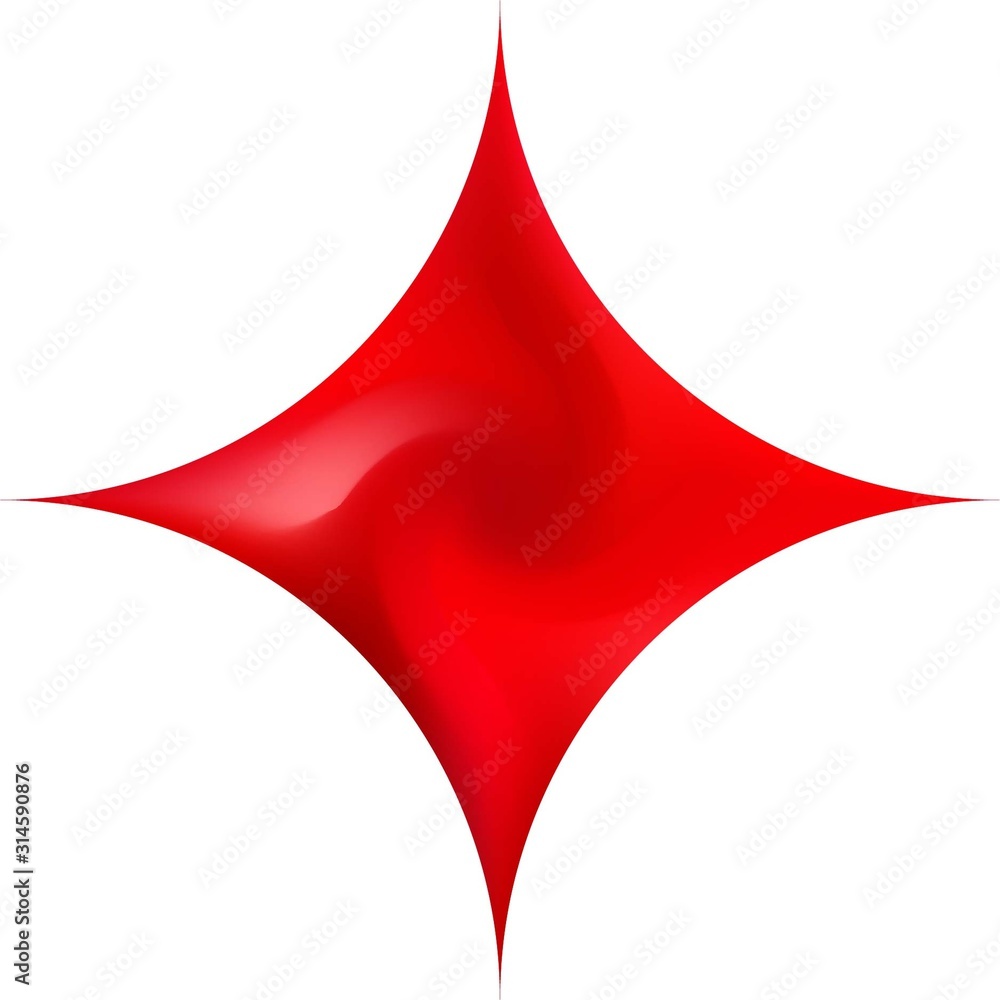 Obraz premium Diamond-shaped colored background.