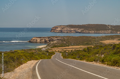 Pristine beaches and the rugged coastline of Yorke Peninsula, located west of Adelaide in South Australia photo