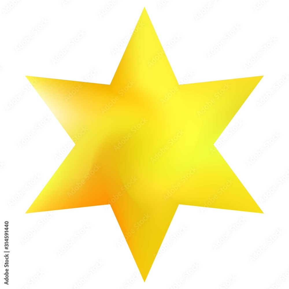 Obraz premium Abstract background in the form of hexagram.