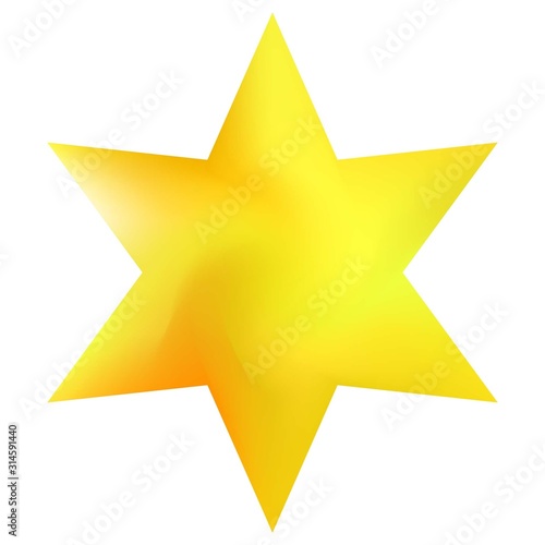 Abstract background in the form of hexagram.