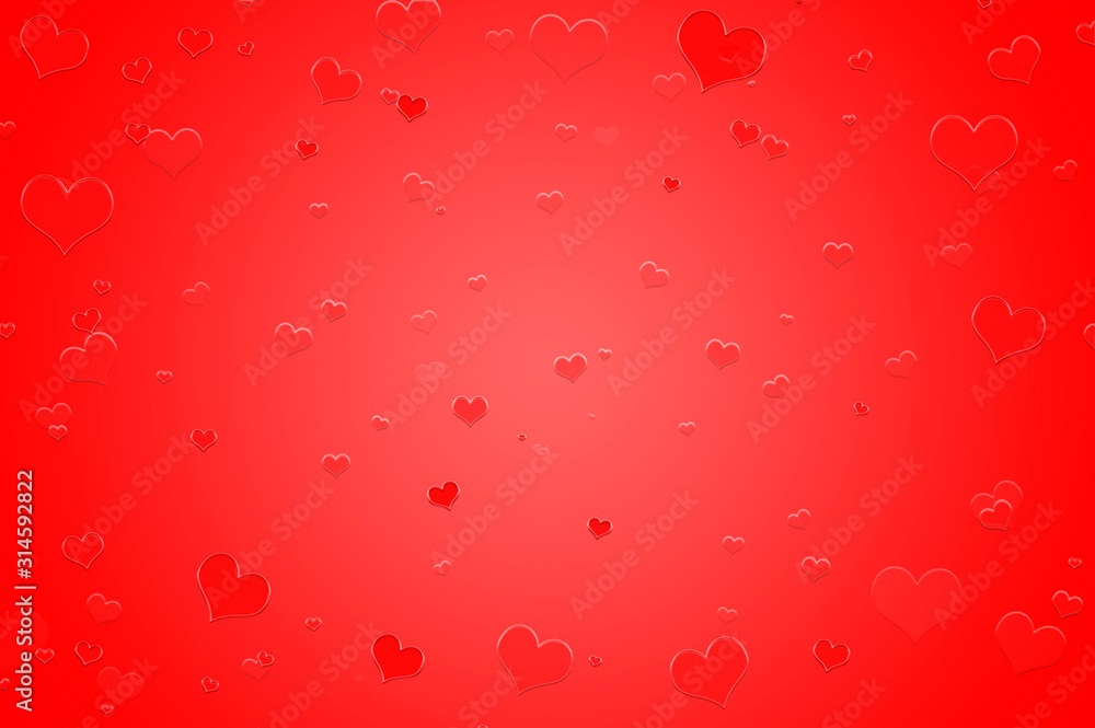 Abstract Heart Background Valentine's Day Abstract Heart Background Valentine's Day