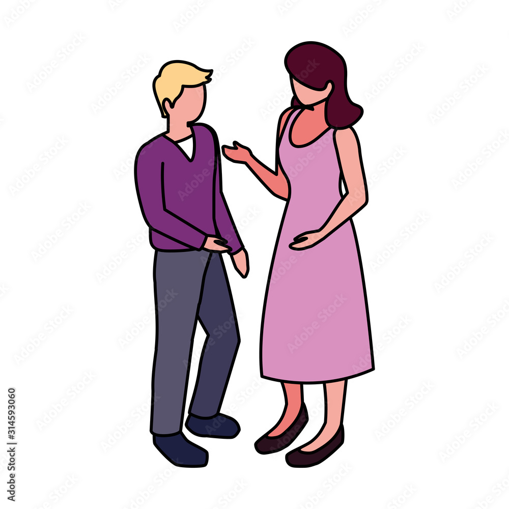 people of business standing on white background people of business standing on white background