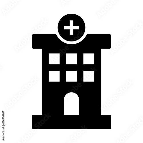 Hospital icon vector design illustration